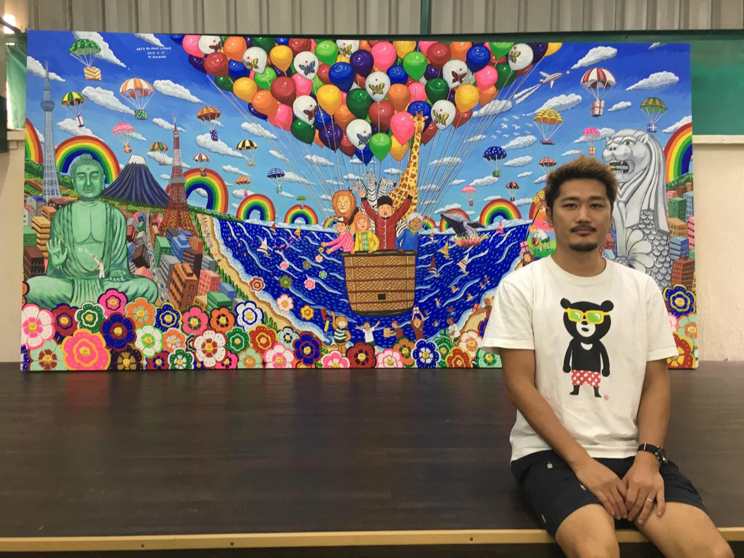 世界で壁画を制作するアーティスト 共同制作と個人制作の両軸をライフワークに Singalife 在シンガポール日本人向けのフリーマガジン グルメ 習い事 ビジネス 教育など充実の内容満載のウェブサイト