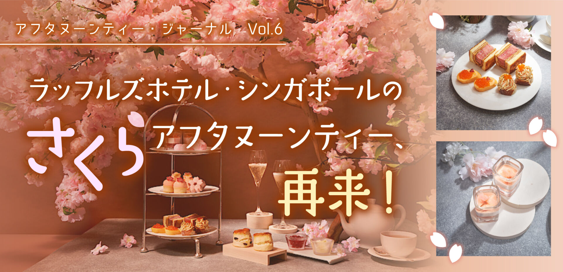アフタヌーンティー・ジャーナル Vol.6 ラッフルズホテル