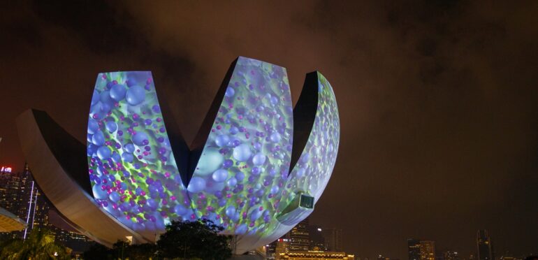 持続可能な光のアート展『i Light Singapore』2年振り、マリーナベイ地区で開催